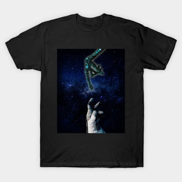 Alien Contact T-Shirt by i2studio